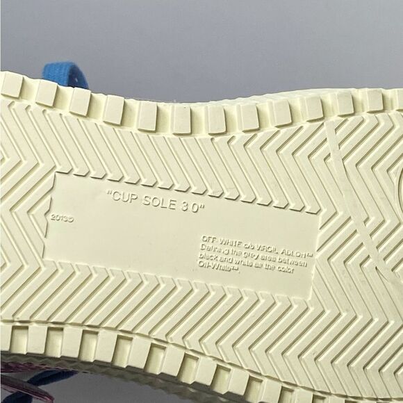 Off-White 3.0 Off Court Mixed Media High-Top Sneakers size 38 - Picture 14 of 14